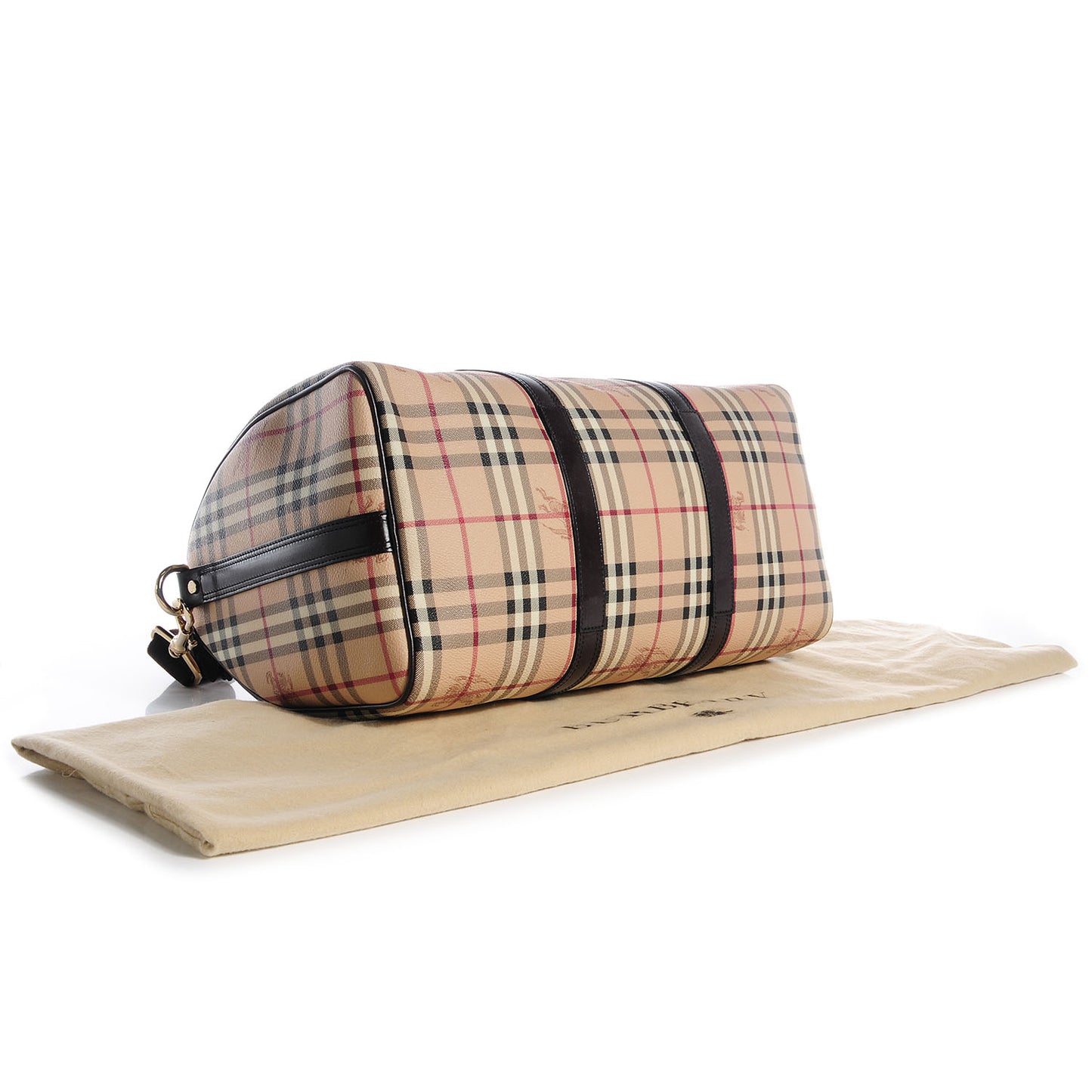 Haymarket Check Duffle Bag Dark Brown