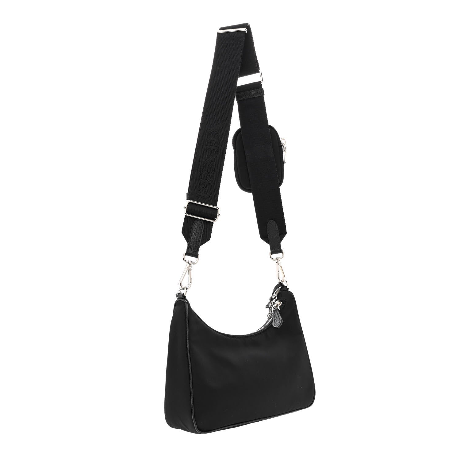 Prada Nylon Re-Edition 2005 Shoulder Bag Black 3 of 14