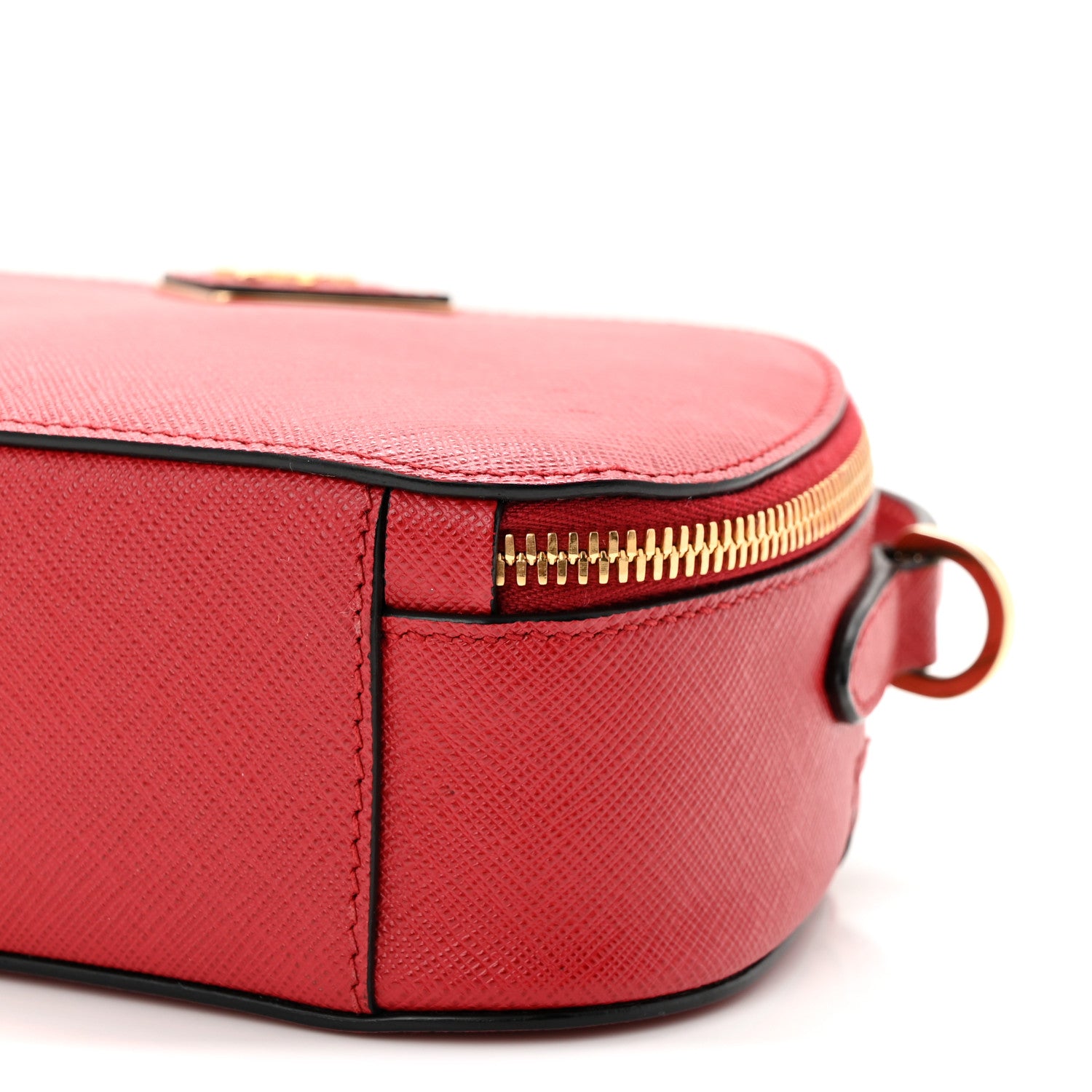 Prada Saffiano Lux Odette Crossbody Fuoco 10 of 10
