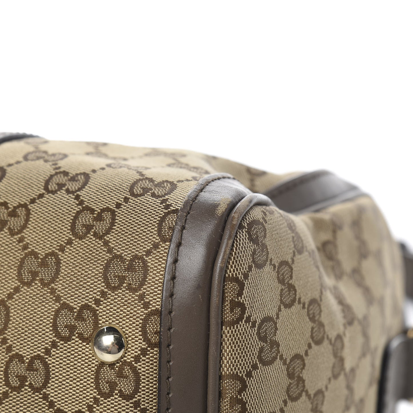 Monogram Vintage Web Medium Boston Maple Brown