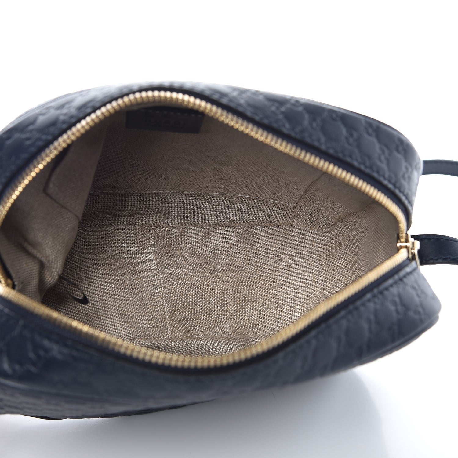 Gucci Soft Microguccissima Mini Bree Messenger Bag Blue 5 of 7