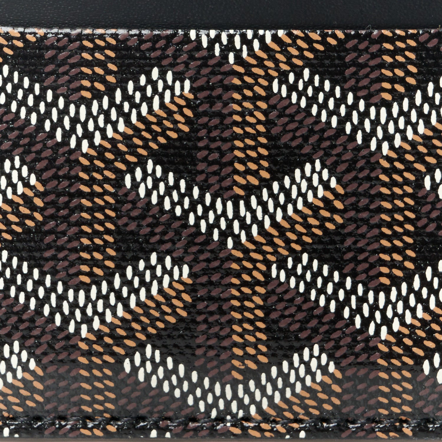 Goyard Goyardine Saint Sulpice Card Holder Black 7 of 8