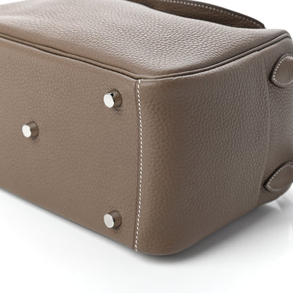 Hermes Taurillon Clemence Lindy 26 Etoupe 7 of 10