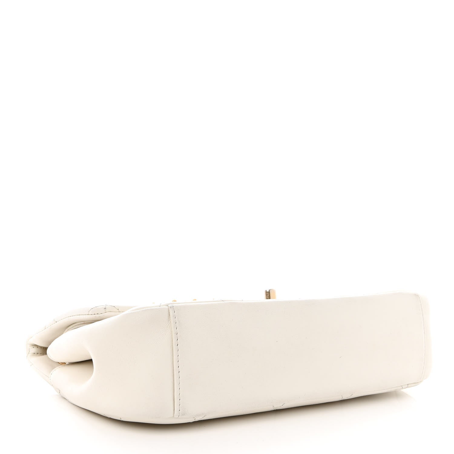 Chanel Lambskin A Real Catch Flap Bag White 4 of 14