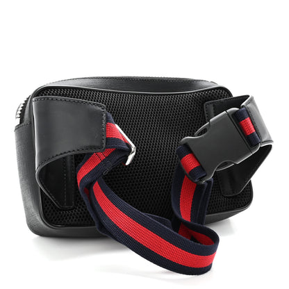 Gucci Soft GG Supreme Monogram Web Belt Bag Black Grey 3 of 12