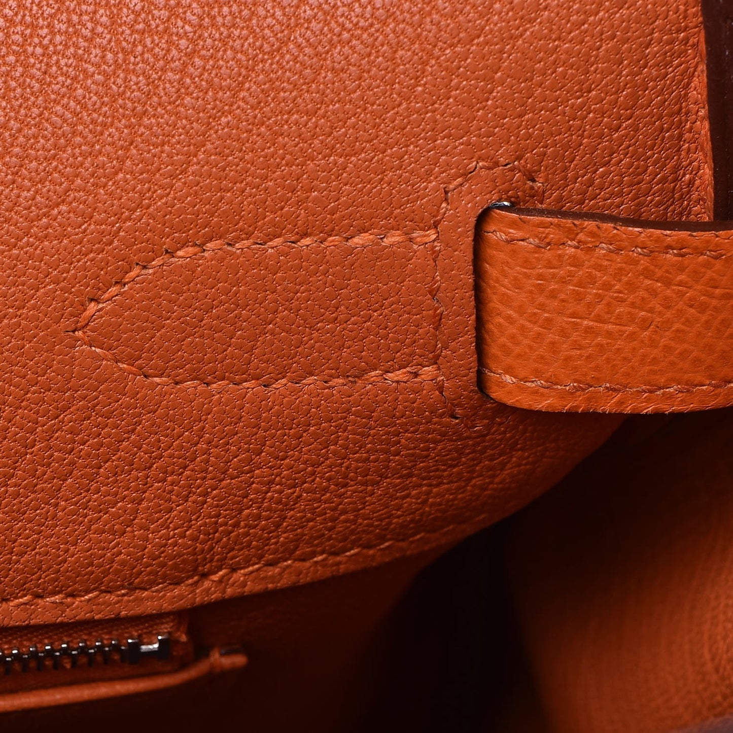 Epsom Birkin 35 Orange