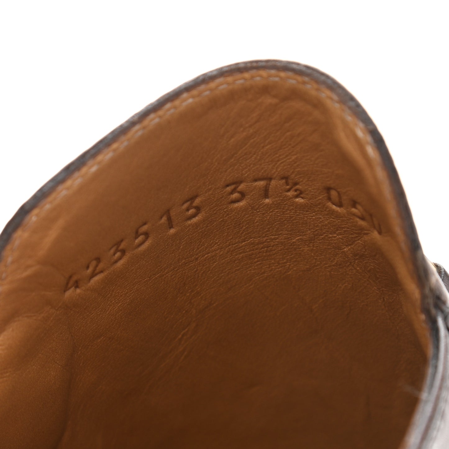 Calfskin Womens Princetown Slippers 37.5 Brown
