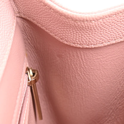 Chanel Caviar Quilted Small Business Affinity Flap Light Pink 13 of 15