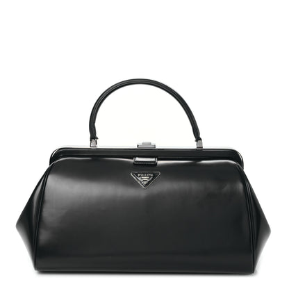 Prada Spazzolato Frame Bag Black 1 of 9