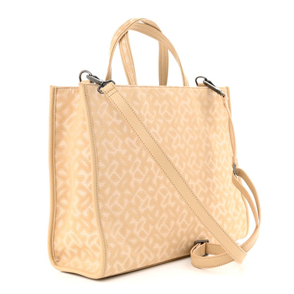 Telfar Monogram Jacquard Medium Shopping Bag Cream 3 of 9