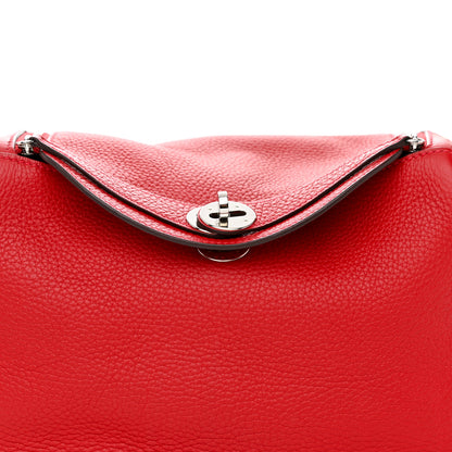 Hermes Taurillon Clemence Lindy 26 Rouge Casaque 8 of 10
