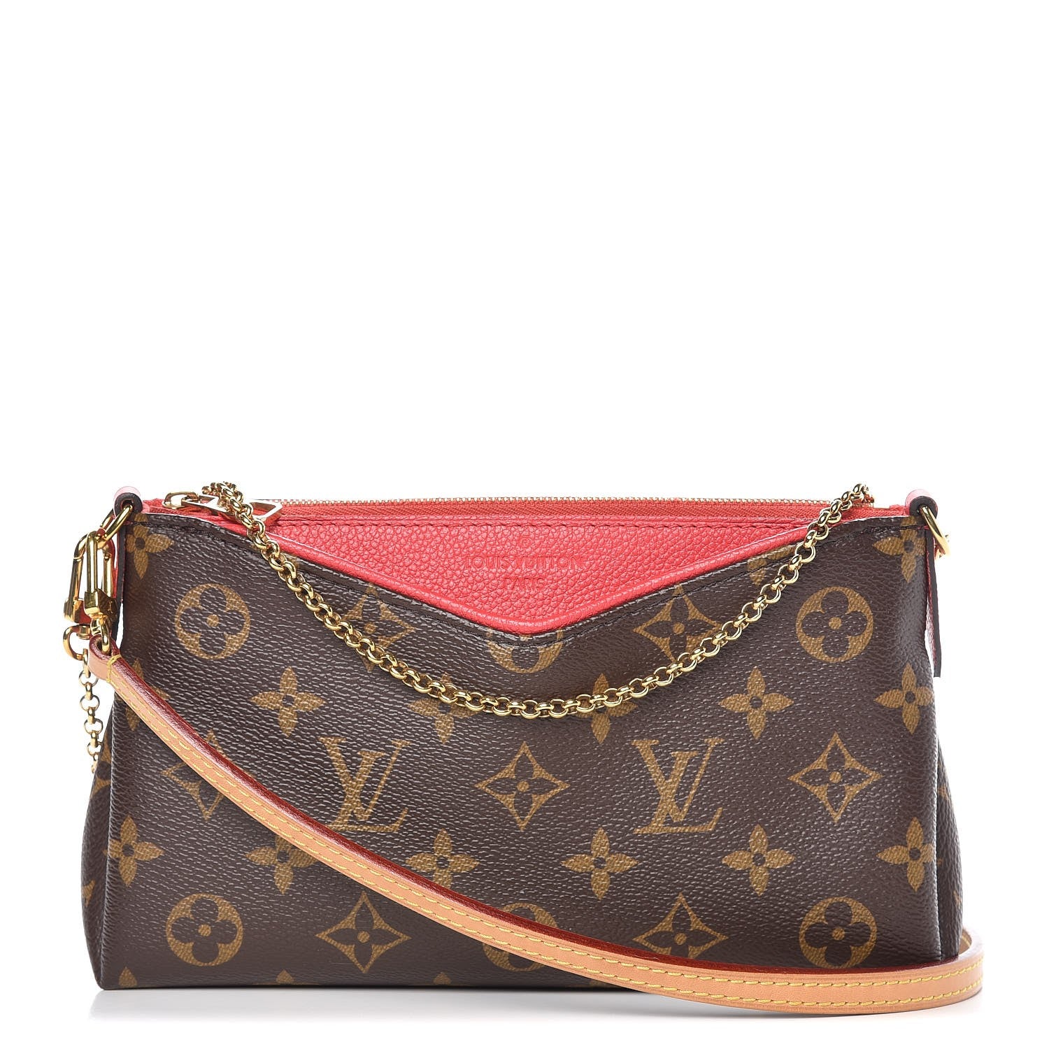 Louis Vuitton Monogram Pallas Clutch Poppy 1 of 8