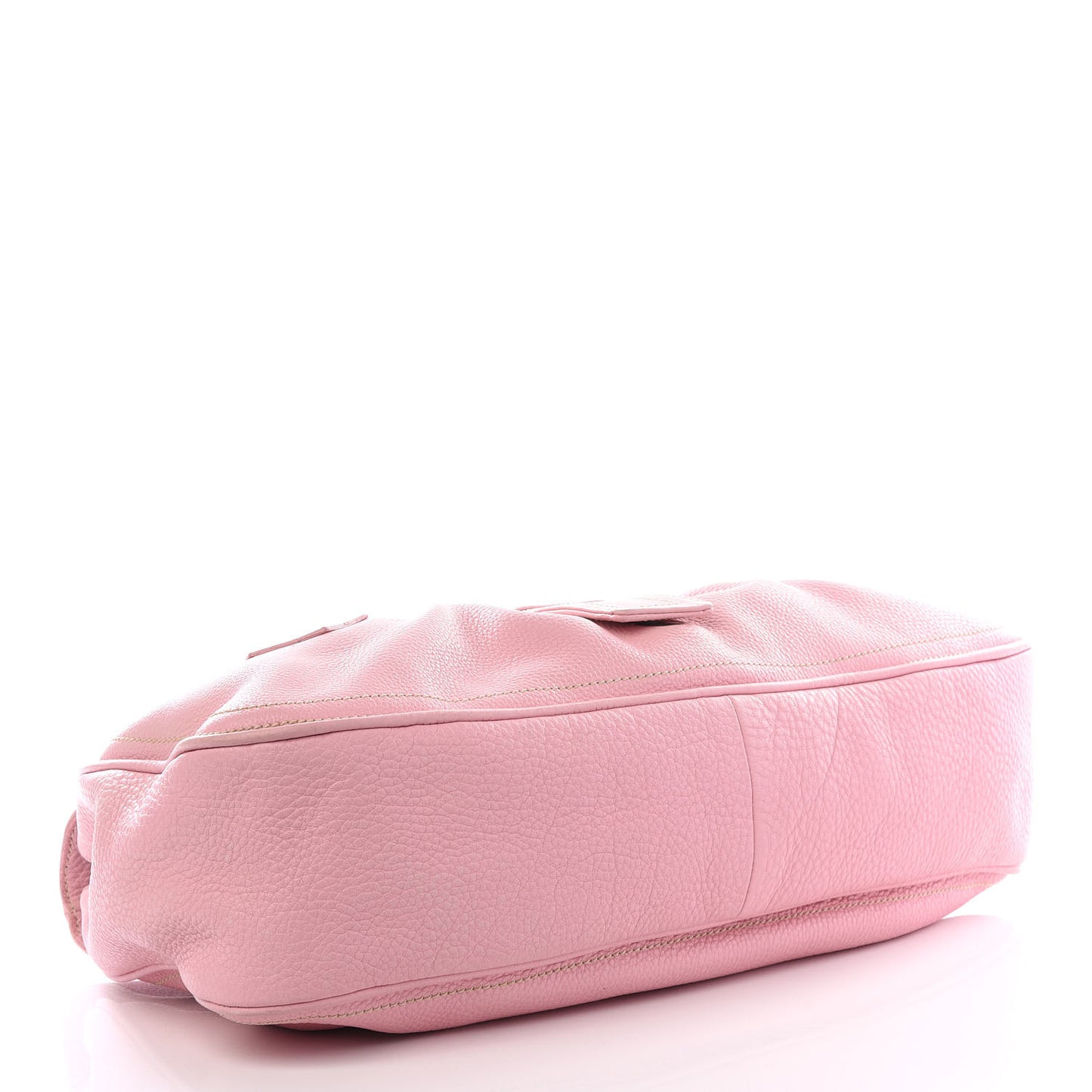 Pebbled Calfskin Shoulder Bag Pink