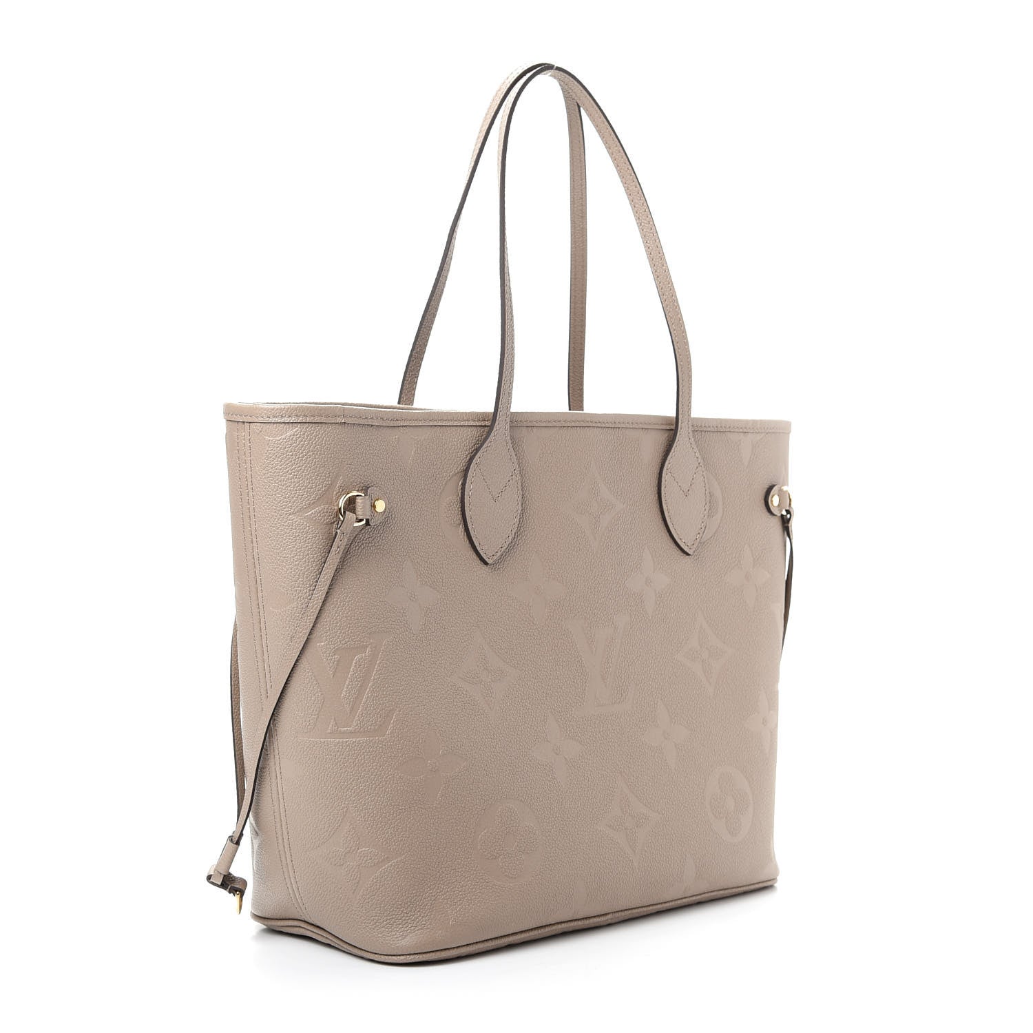 Louis Vuitton Empreinte Monogram Giant Neverfull MM Tourterelle 3 of 8