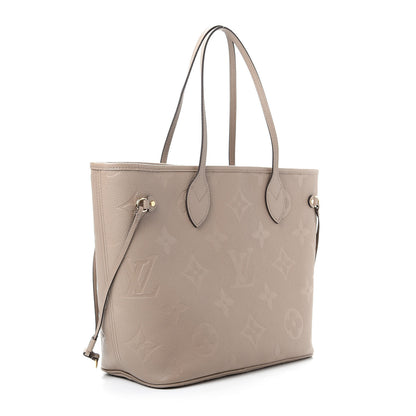 Louis Vuitton Empreinte Monogram Giant Neverfull MM Tourterelle 3 of 8