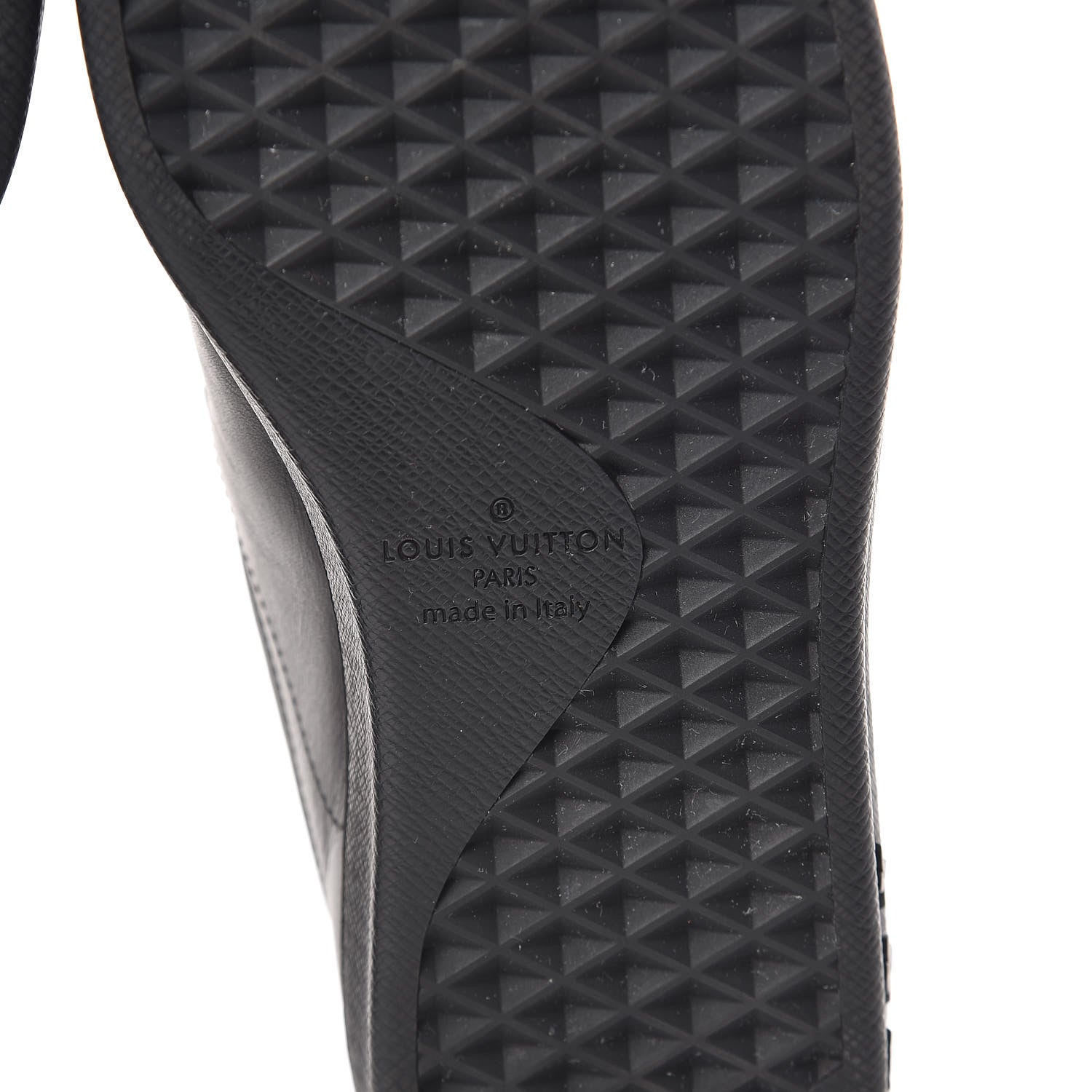 Louis Vuitton Calfskin Luxembourg Sneakers 7 Black 6 of 9