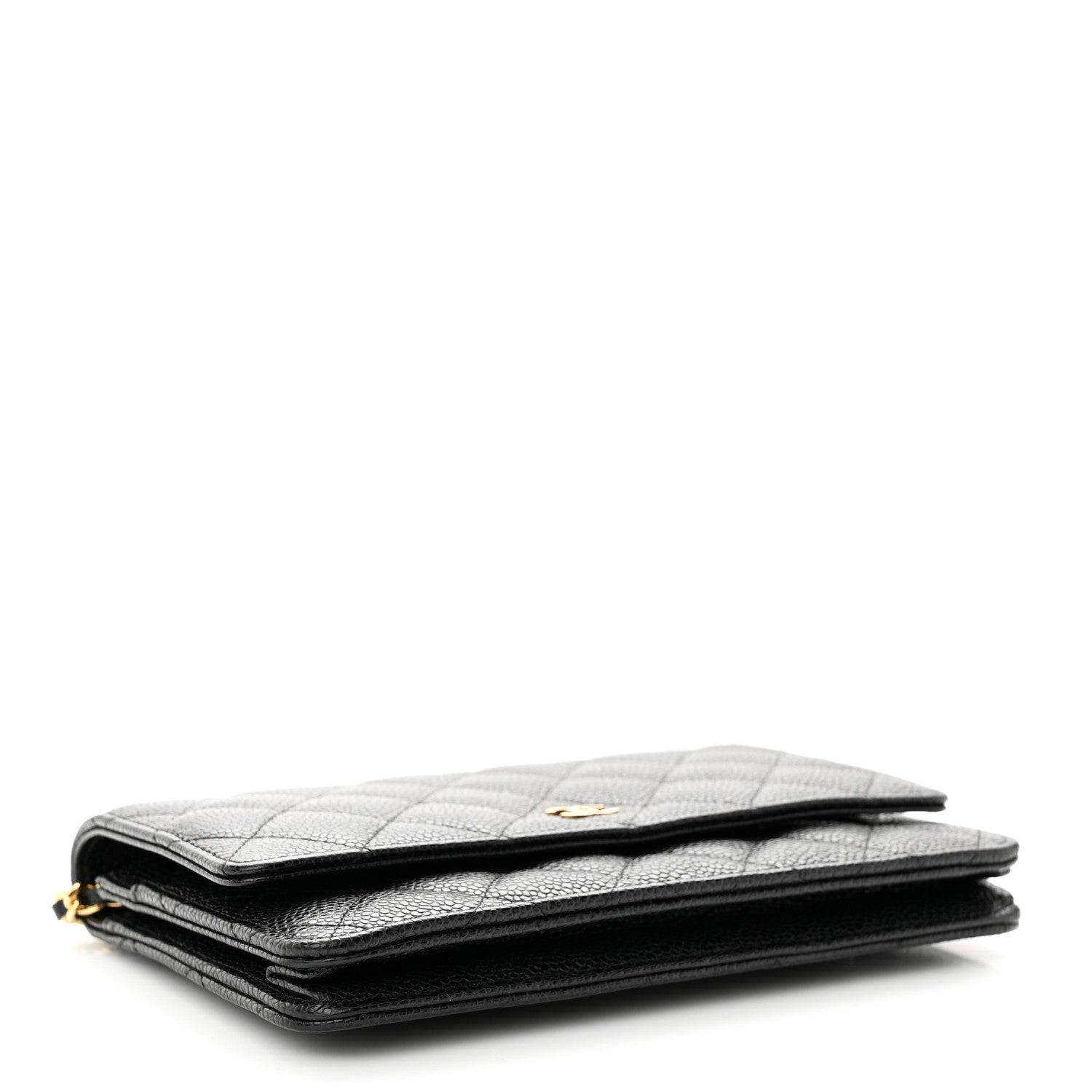 Chanel Caviar Quilted Wallet on Chain WOC Black 4 of 14