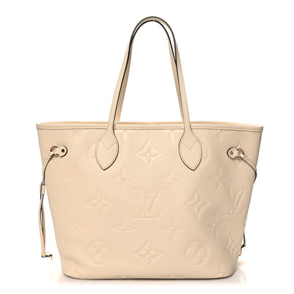 Louis Vuitton Empreinte Monogram Giant Neverfull MM Cream 1 of 9