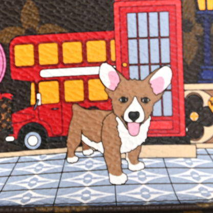 Louis Vuitton Monogram 2021 Christmas Animation London Mini Pochette Accessories Red 6 of 8