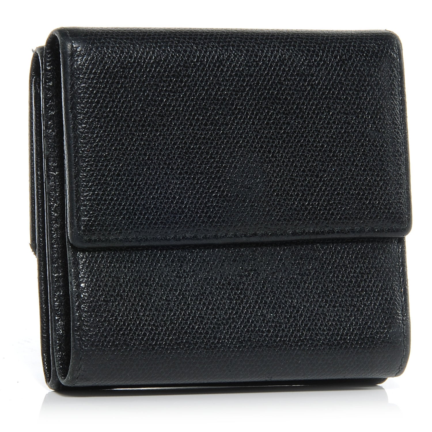 Chanel Leather CC Compact Wallet Black 3 of 7