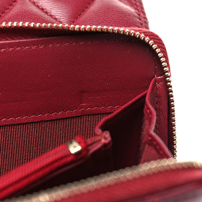 Chanel Lambskin Quilted Phone Holder Wallet on Removable Chain Burgundy 16 of 18