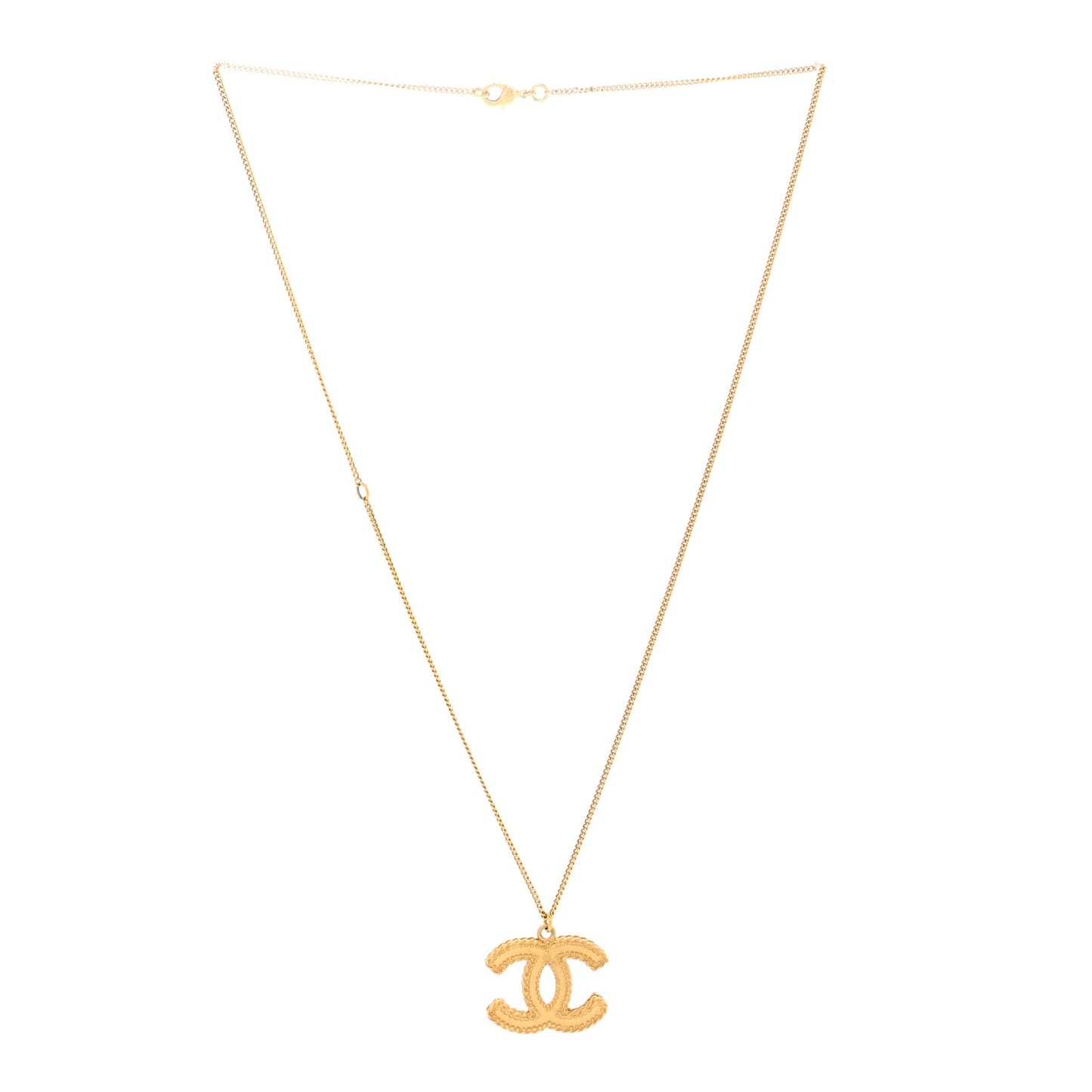 CC Necklace Matte Gold