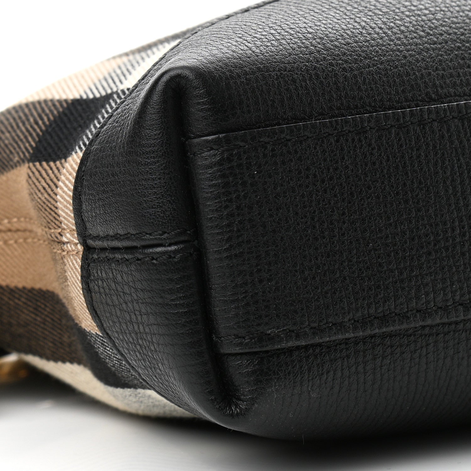 Burberry Derby House Check Abingdon Convertible Clutch Black 10 of 12