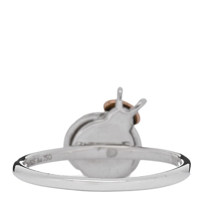 Tiffany Sterling Silver 18K Rose Gold Return to Tiffany Love Bugs Ladybug Ring 56 7.75 3 of 6