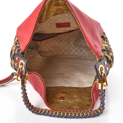 Louis Vuitton Supple Calfskin Safari Flight Bag Rouge 5 of 12