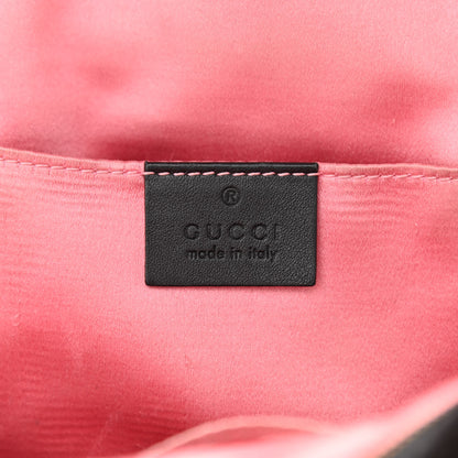 Gucci Velvet Matelasse GG Marmont Dome Backpack Black 6 of 20