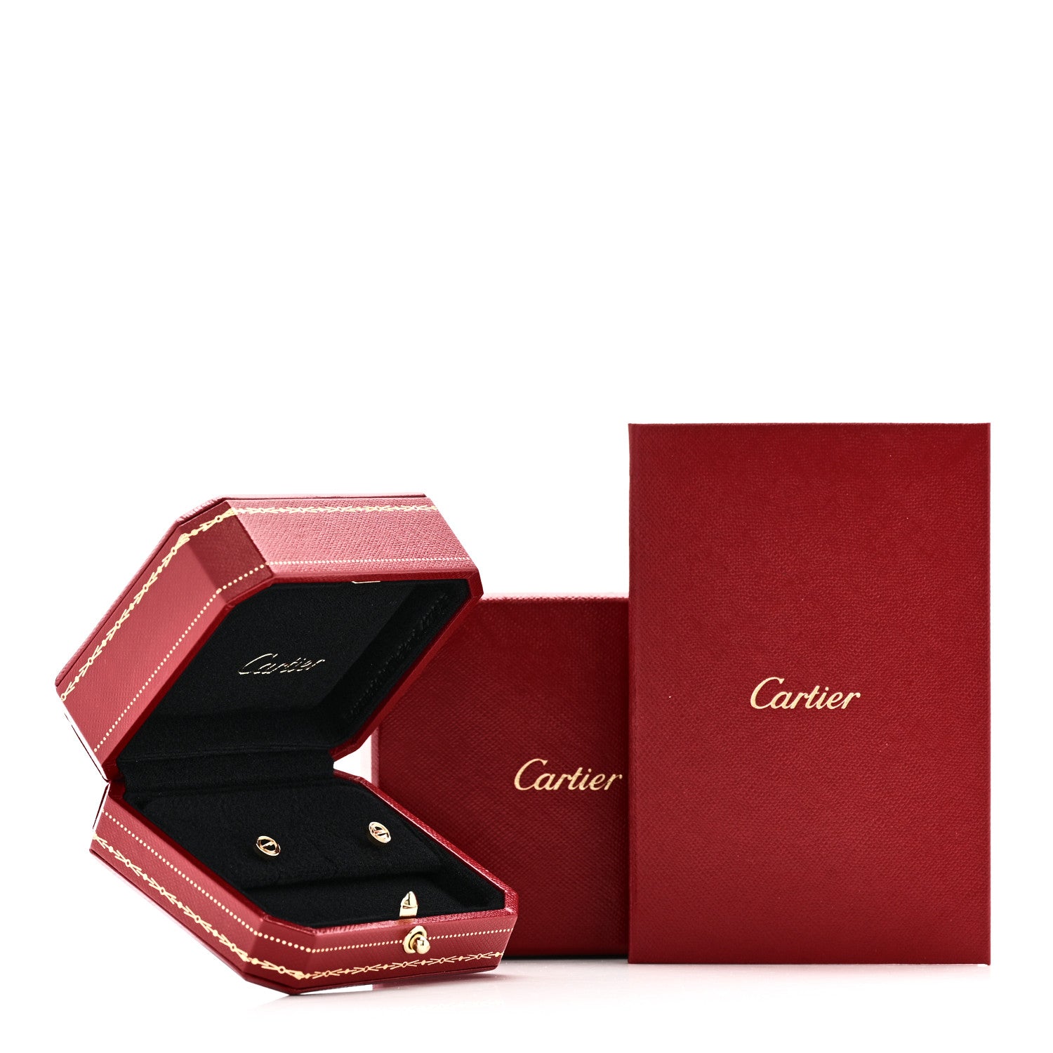 Cartier 18K Yellow Gold LOVE Earrings 5 of 5