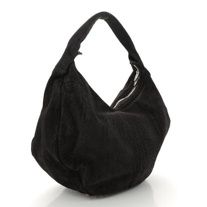 Alexander Wang Suede Morgan Hobo Black Silver Hardware 3 of 9