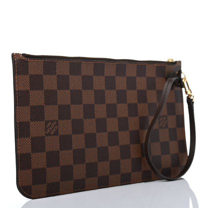 Louis Vuitton Damier Ebene Neverfull MM GM Pochette 2 of 4