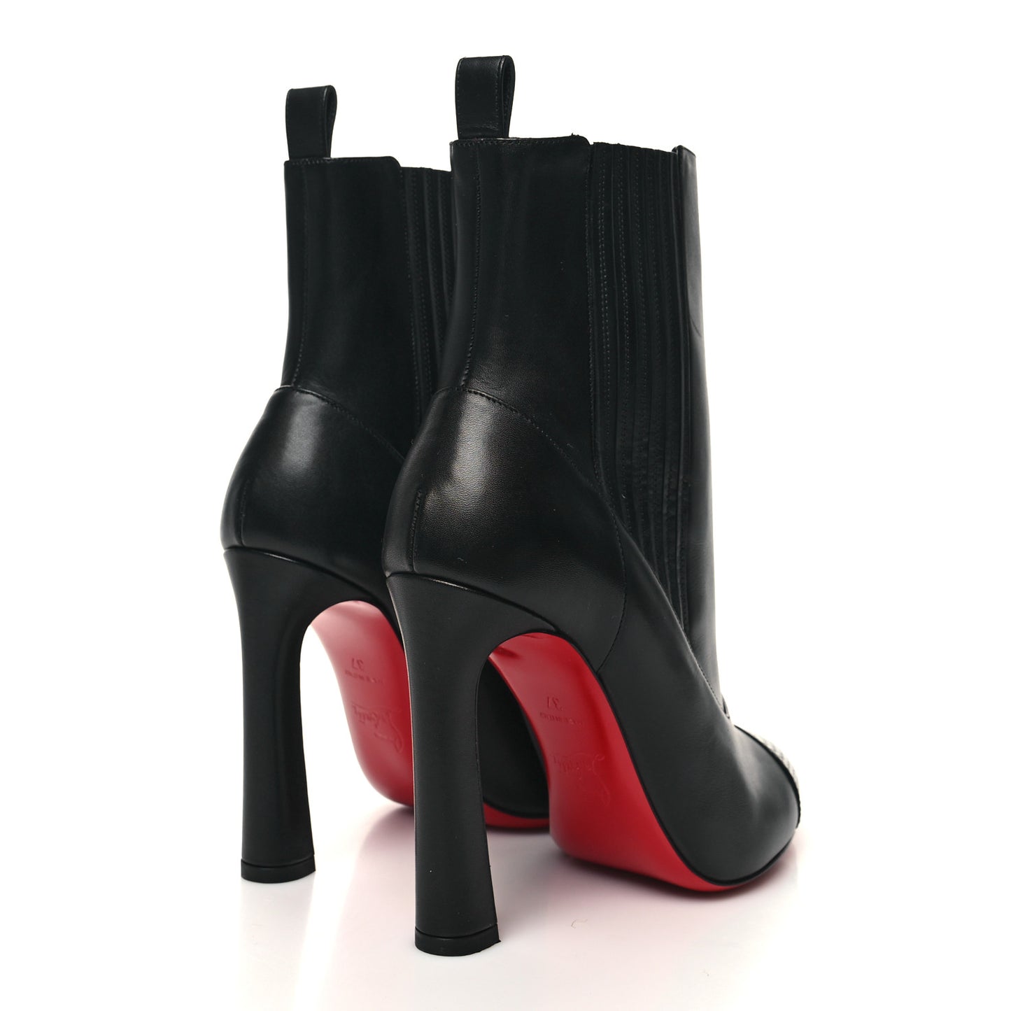 Calfskin Shine Me In The 90s 85 Ankle Boots 37 Black
