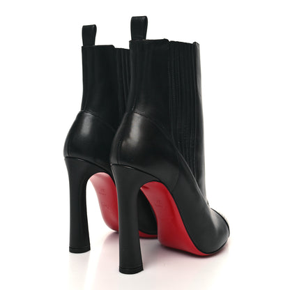 Christian Louboutin Calfskin Shine Me In The 90s 85 Ankle Boots 37 Black 4 of 7