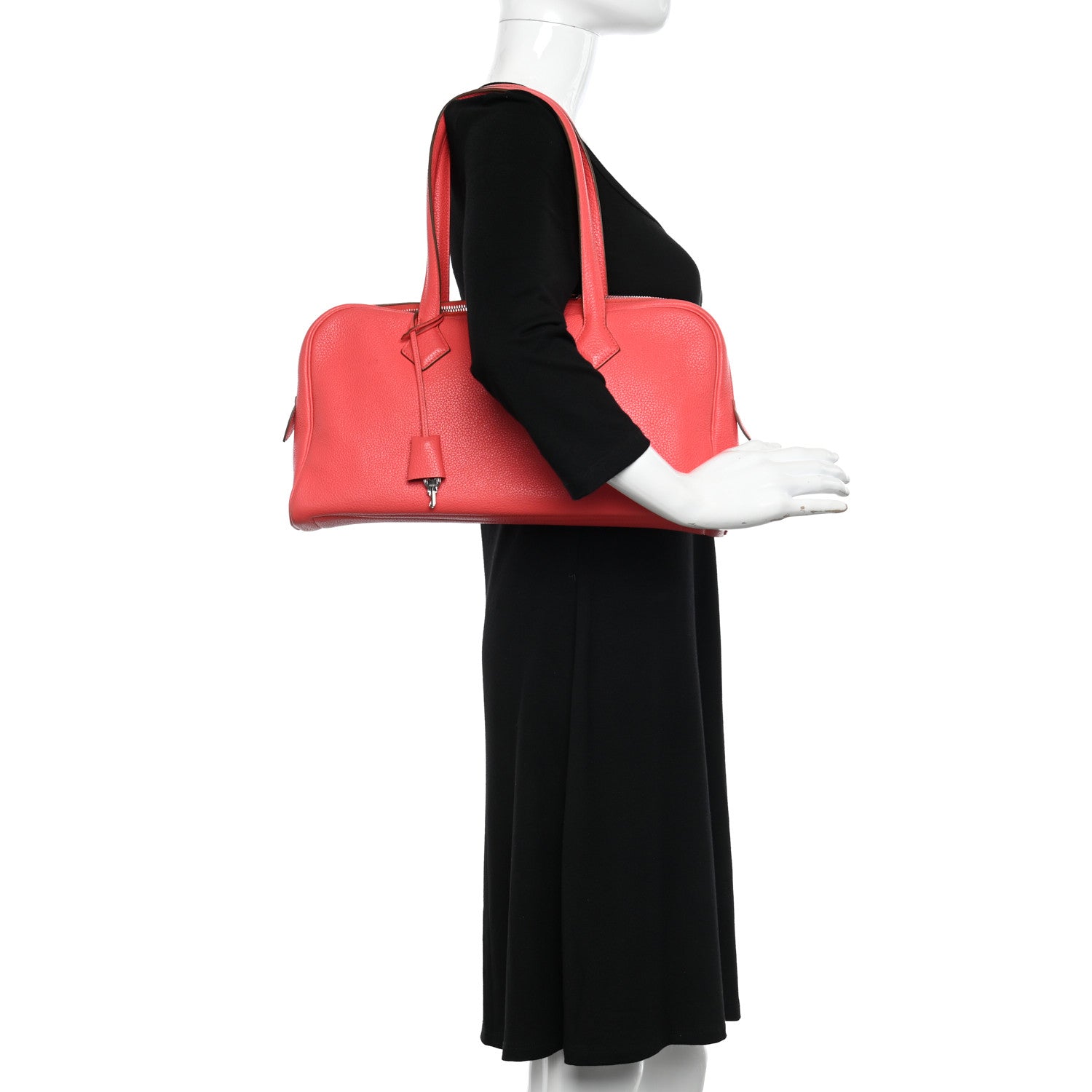 Hermes Taurillon Clemence Victoria Elan 38 Bougainvillea 2 of 17