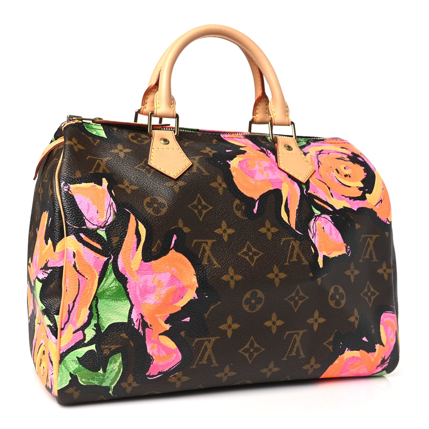 Monogram Roses Speedy 30