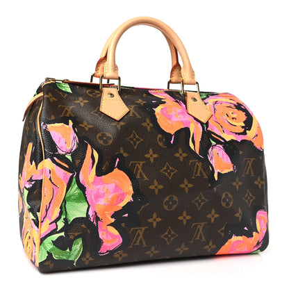 Louis Vuitton Monogram Roses Speedy 30 3 of 9