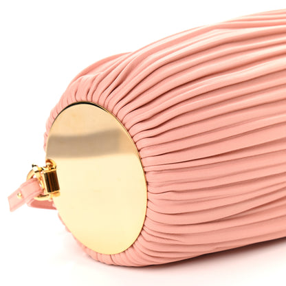 Loewe Lambskin Pleated Bracelet Pouch Shoulder Bag Blossom 7 of 8