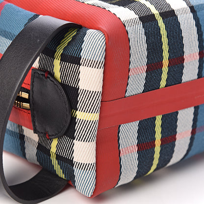 Burberry Tartan Mens Washbag Blue Yellow 8 of 10