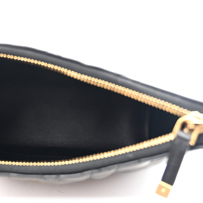 Christian Dior Calfskin Macrocannage Miss Caro Diorling Mini Bag with Chain Black 5 of 10