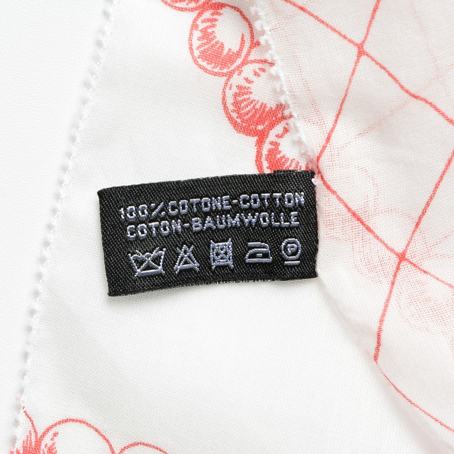 Chanel Cotton CC Habana Cuba Square Scarf 6 of 6