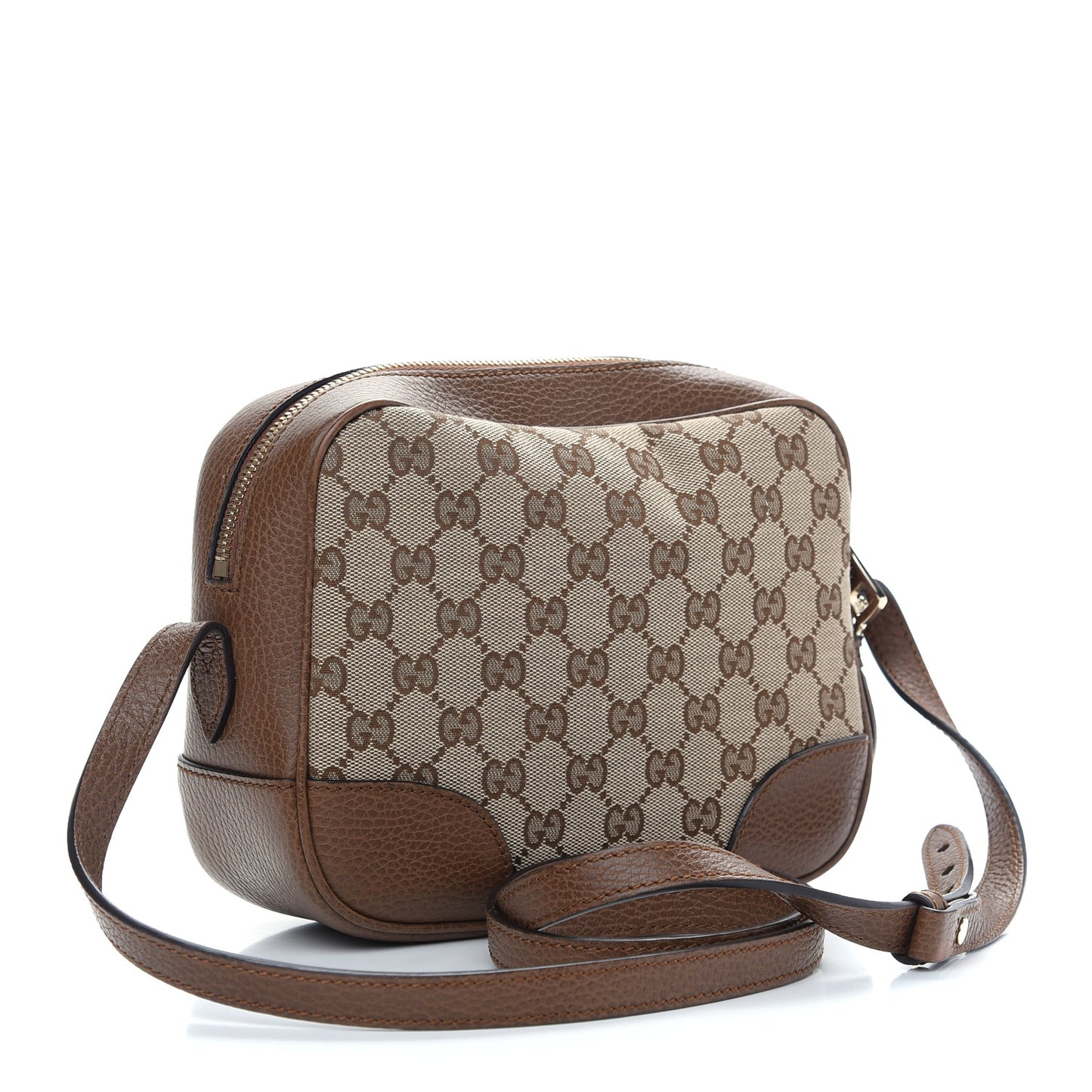 Monogram Mini Bree Messenger Bag Beige Tabacco