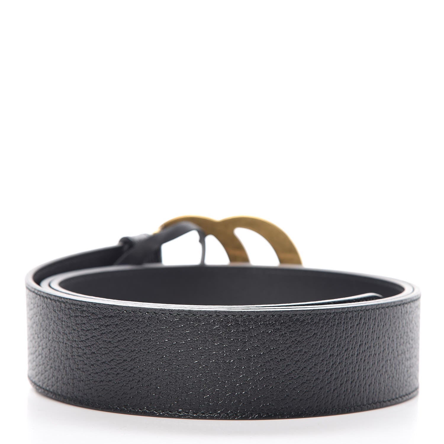 Gucci Textured Calfskin Double G 40mm Belt 105 42 Black 3 of 7