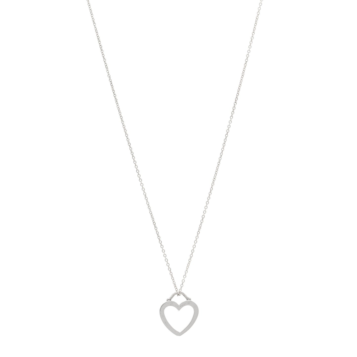 Sterling Silver Heart Pendant Necklace