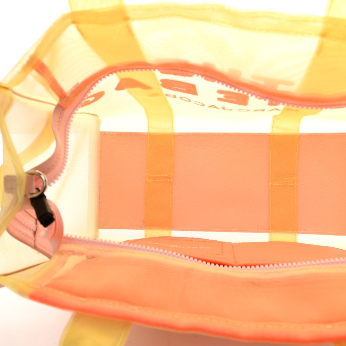 Nylon The Mesh Medium Tote Bag Yellow Multicolor