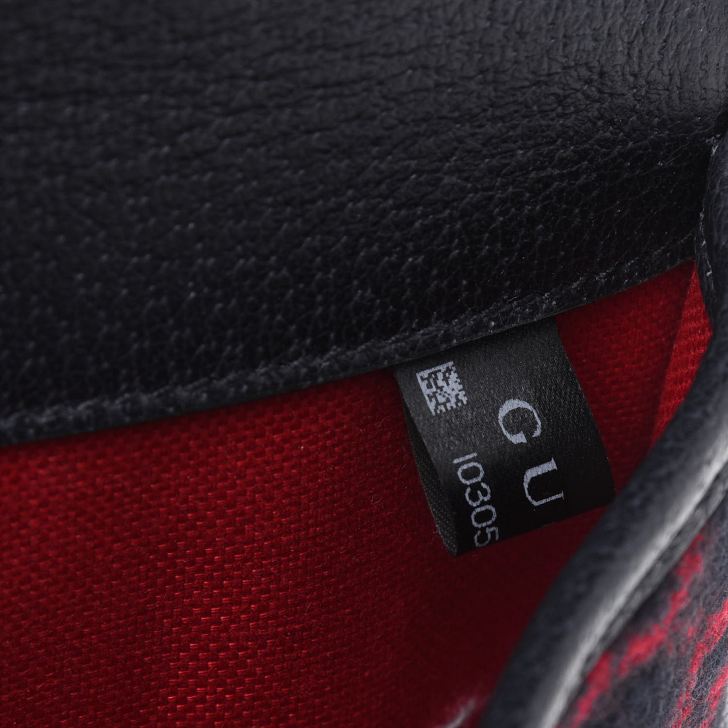 Covered Wool GG Monogram Slim Belt Bag Navy Red