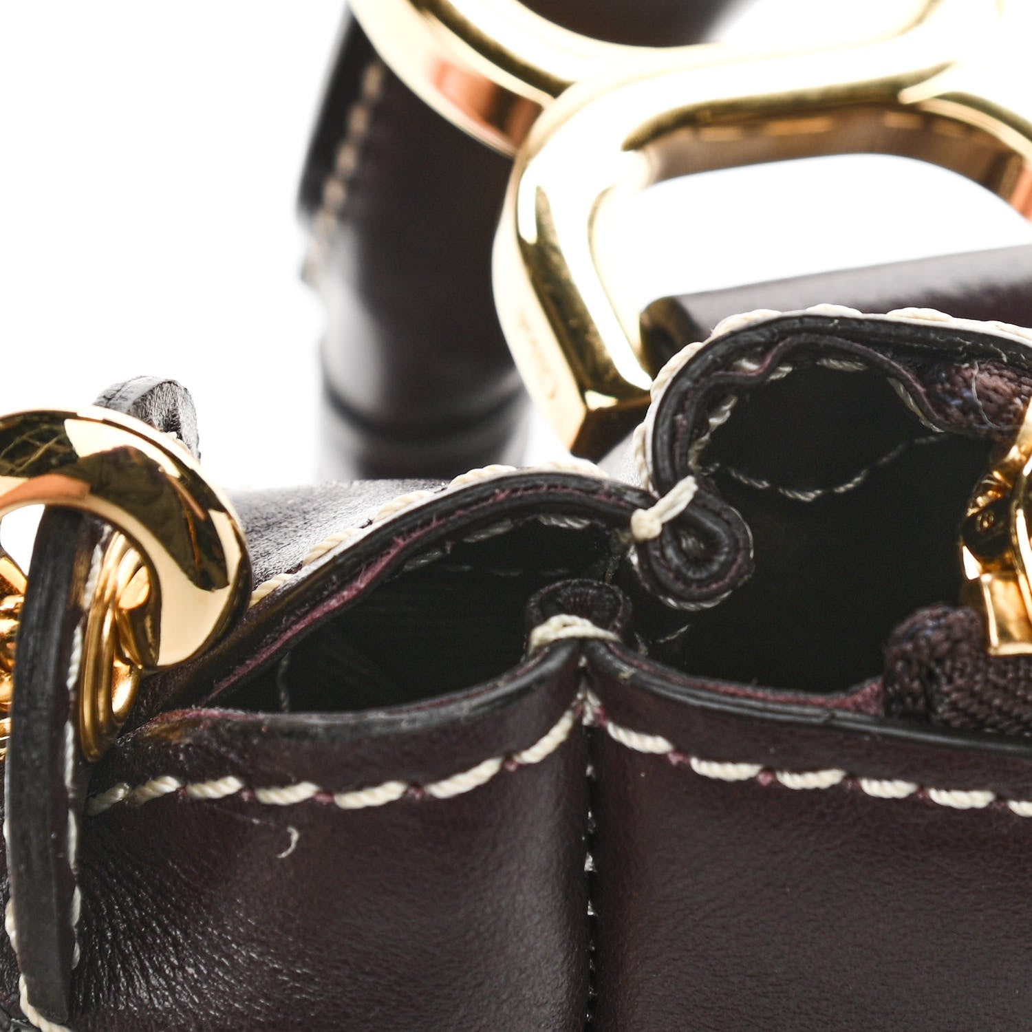 Chloe Smooth Calfskin Small Marcie Satchel Black Raisin 12 of 12