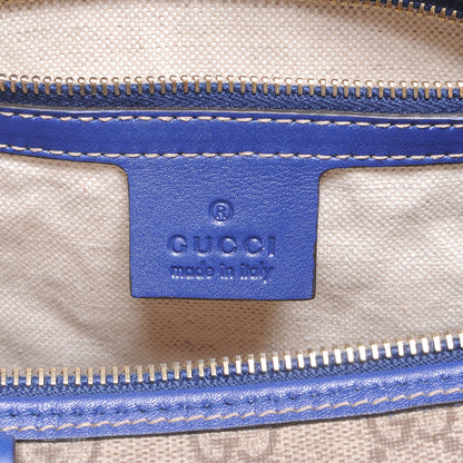 Gucci GG Plus Monogram Medium Boston USA Flag Unicef Duffle Blue 6 of 7