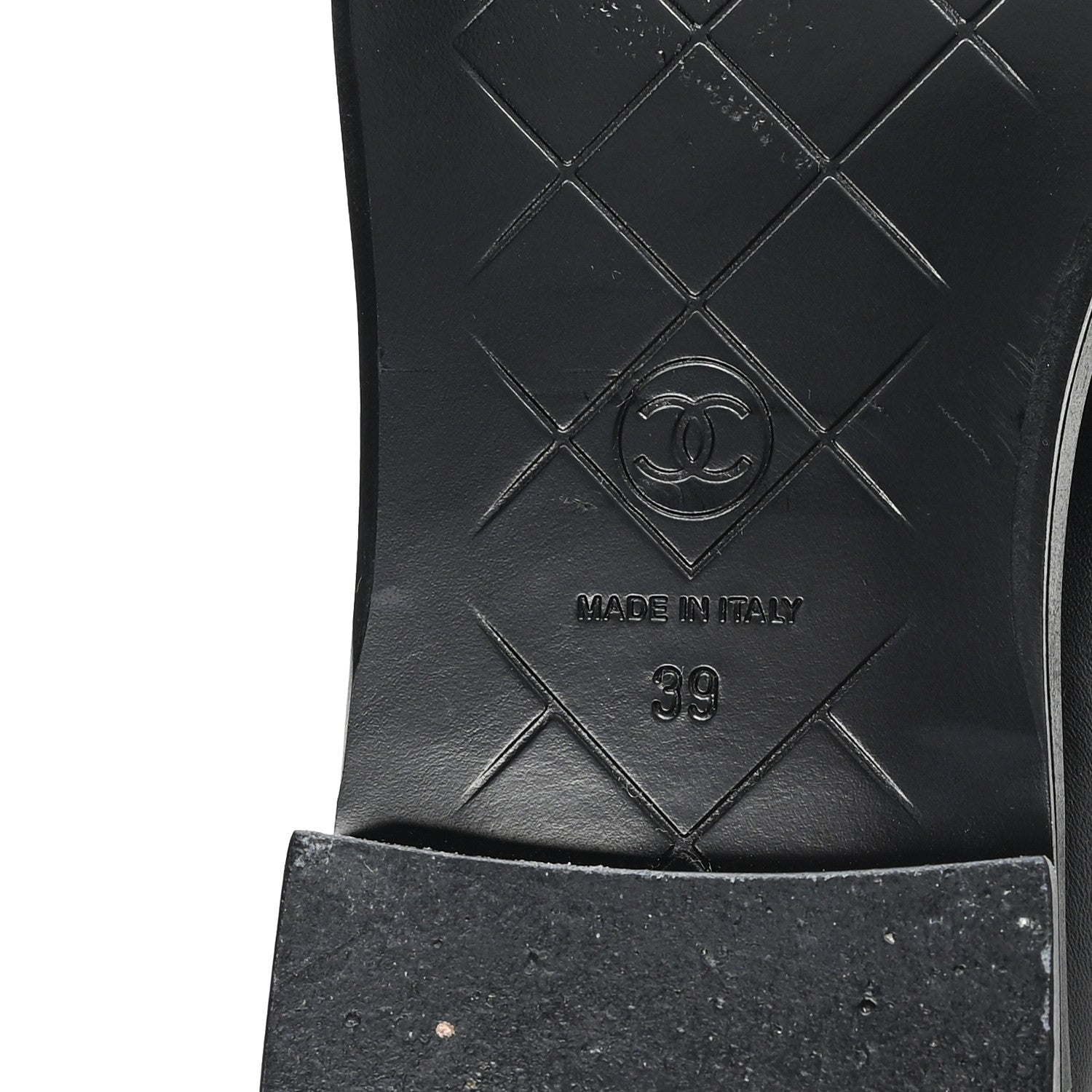 Chanel Lambskin Quilted CC Turnlock Loafers 39 Black 7 of 11
